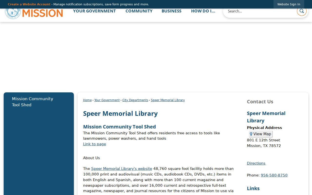Mission city directory research source at Speer Memorial Library